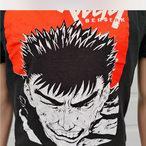 Black Berserk Anime Graphic T-Shirt - Picture 2 of 4
